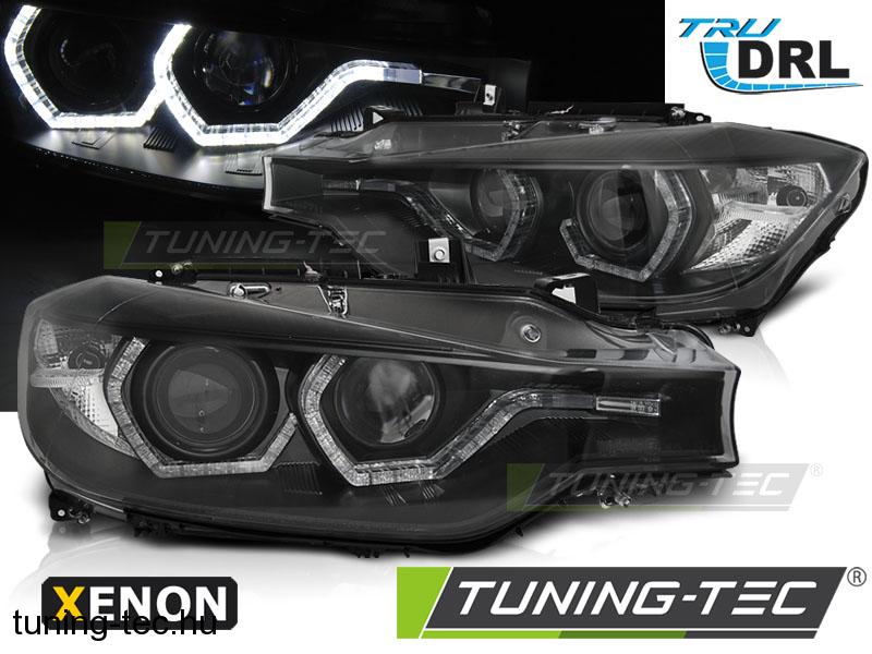 BMW F30/F31 10.11 - 05.15 ANGEL EYES LED BLACK HID DRL Tuning-Tec Fényszóró