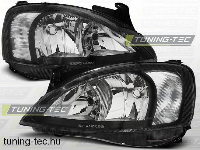 OPEL CORSA C 11.00-09.06 BLACK Tuning-Tec Fényszóró