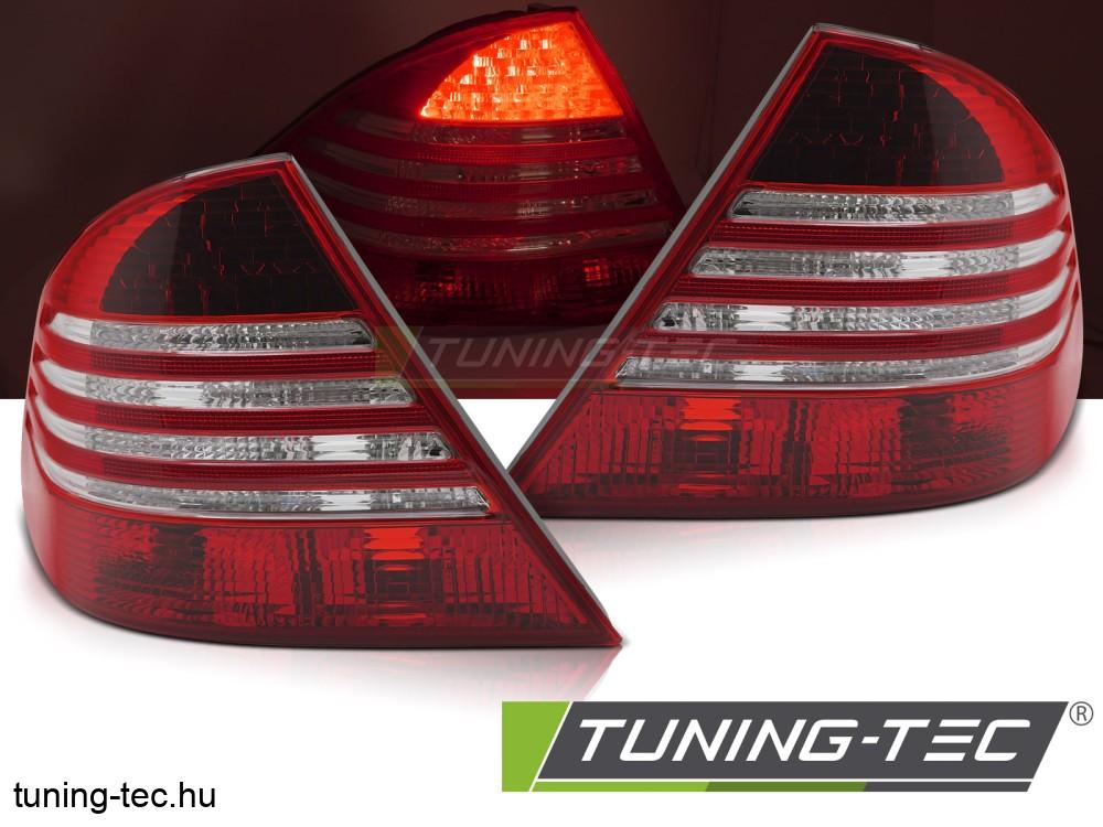MERCEDES W220 S-KLASA 09.98-05.05  RED WHITE LED Tuning-Tec Hátsó Lámpa