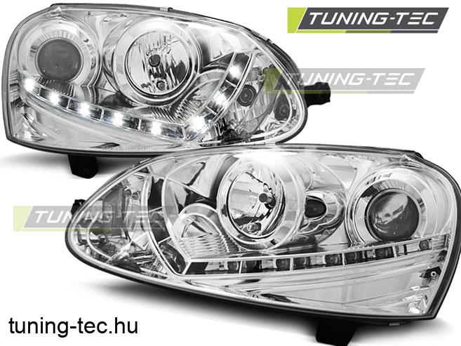 VW GOLF 5 03-08 DAYLIGHT CHROME Tuning-Tec Fényszóró