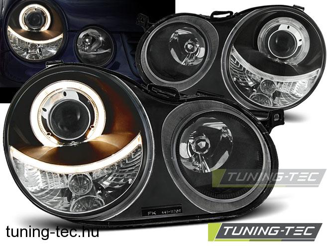 VW POLO 9N 11.01-04.05 ANGEL EYES BLACK Tuning-Tec Fényszóró