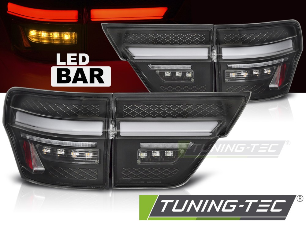 JEEP GRAND CHEROKEE WK2 11-13 LED BLACK Tuning-Tec Hátsó Lámpa