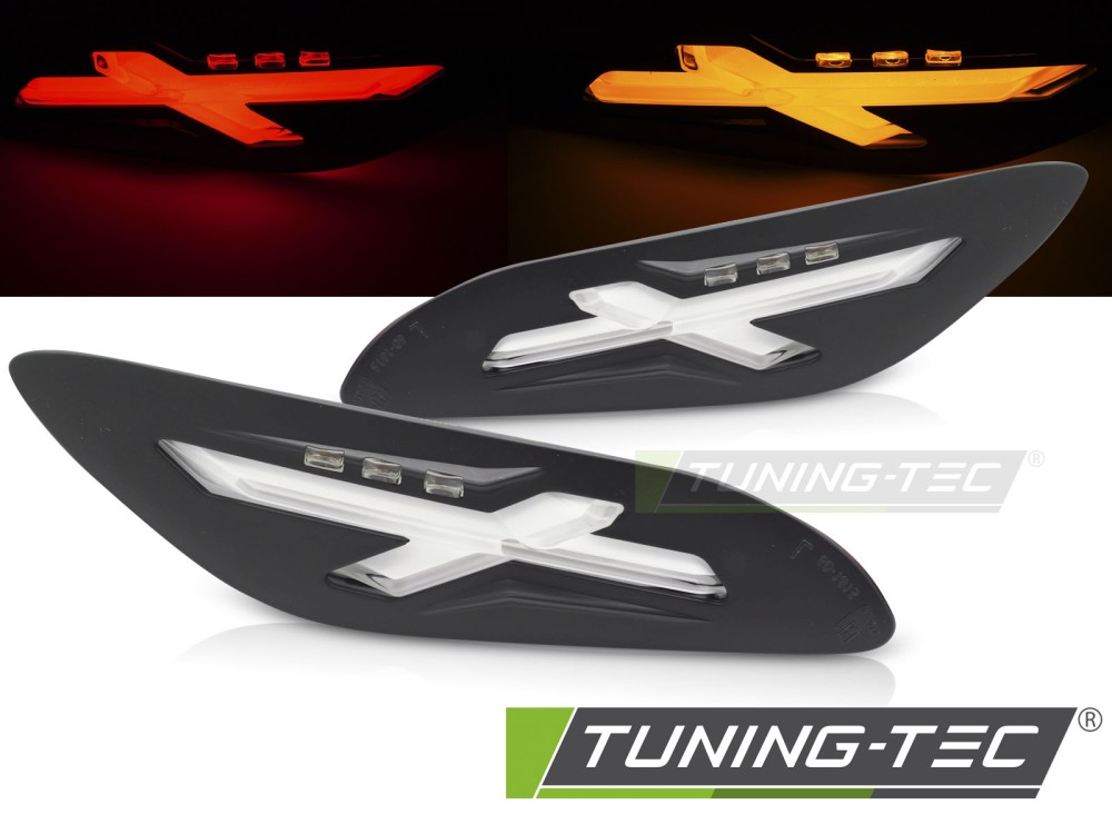 VESPA SPRINT / PRIMAVERA 150cc BLACK LED Tuning-Tec Hátsó irányjelző