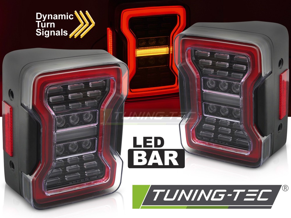 JEEP WRANGLER JK 07-18 LED BLACK Tuning-Tec Hátsó Lámpa