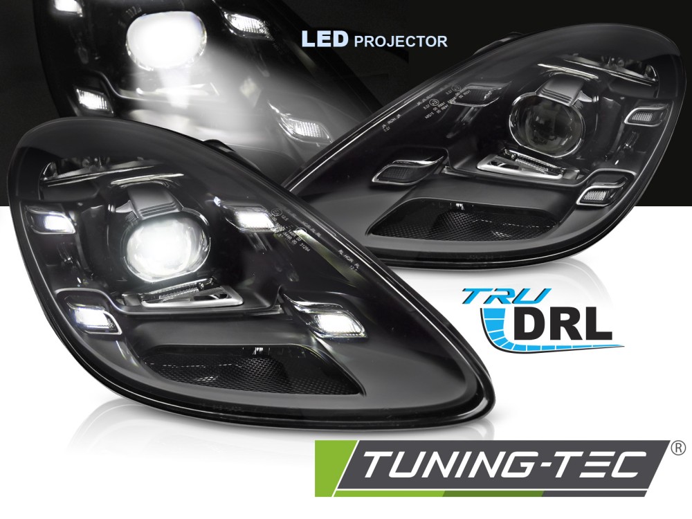 Porsche Boxster - Cayman 718 (2016-) FULL LED BLACK Tuning-Tec Fényszóró