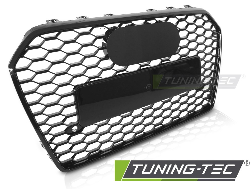 AUDI A6 C7 (14-18) fényes fekete  Tuning-Tec Hűtőrács