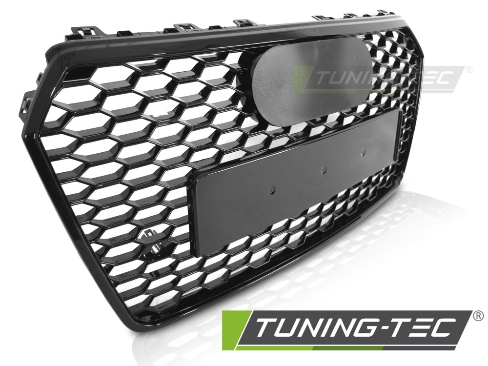 A7 C7 4G (14-18) FÉNYES FEKETE RS STYLE PDC Tuning-Tec Hűtőrács 