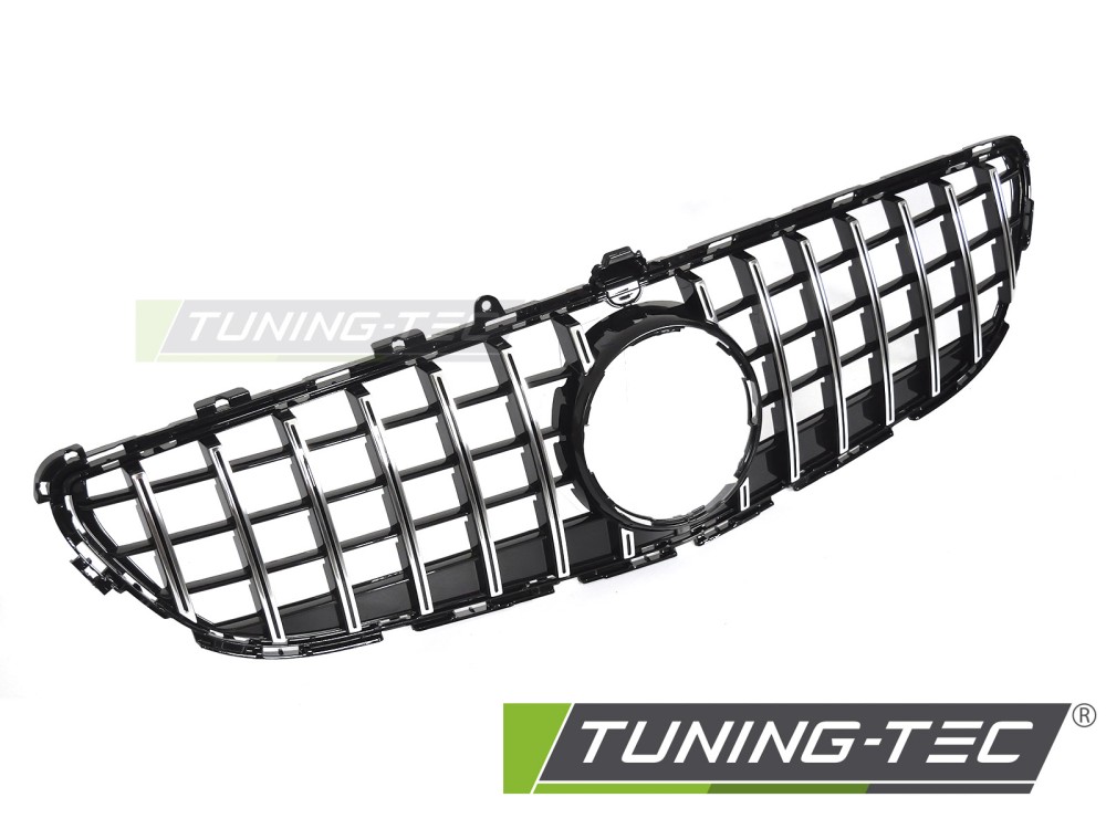 MERCEDES CLS C218 (14-18) BLACK CHROME GT STYLE Tuning-Tec Hűtőrács