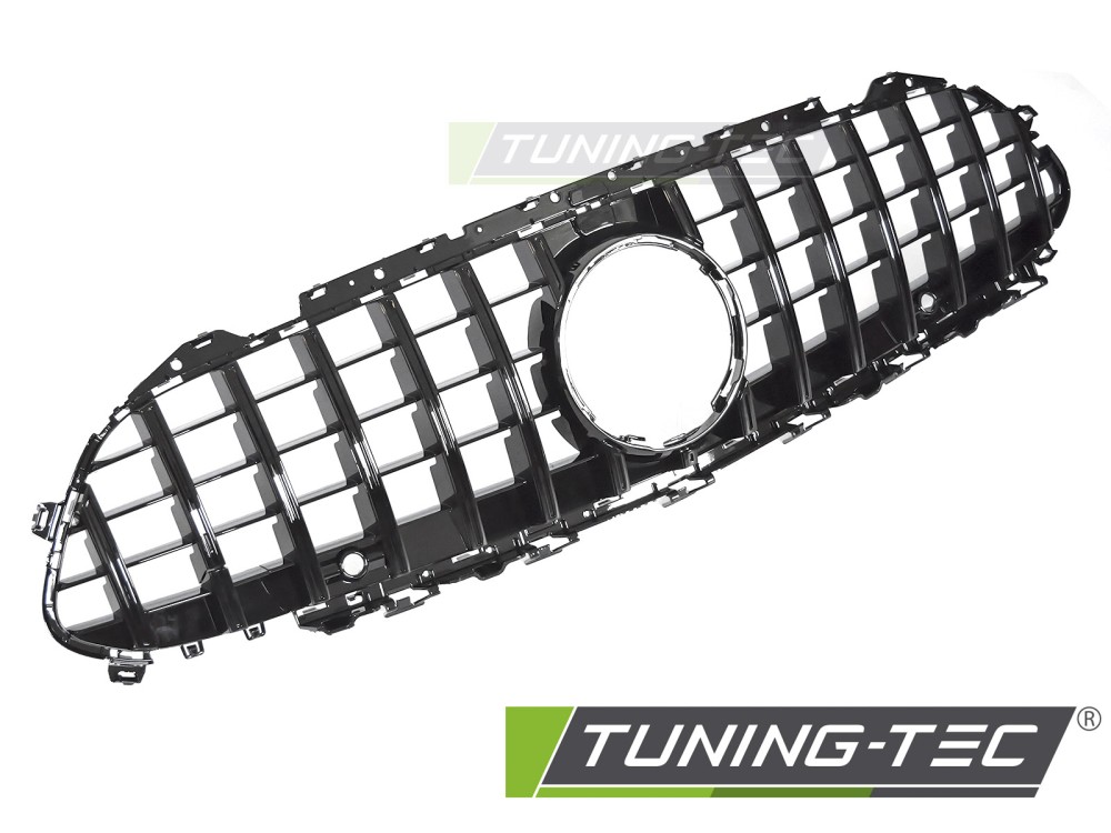 MERCEDES CLS C257 (18-23) FÉNYES FEKETE GT STYLE Tuning-Tec Hűtőrács