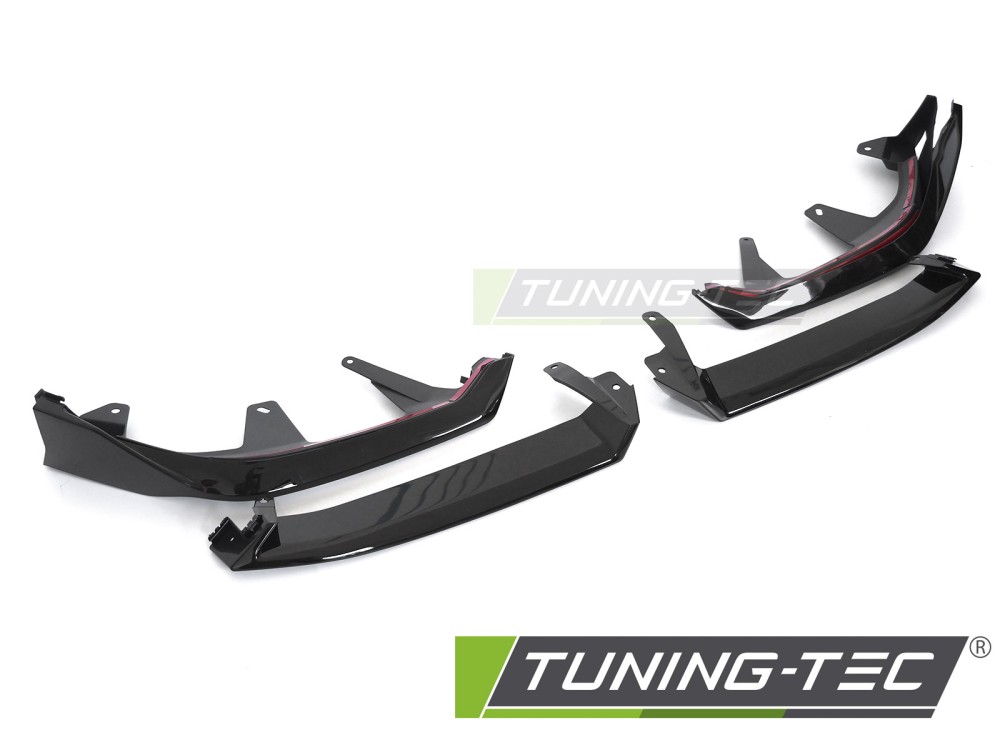 BMW G60 G61 (23-) PERFORMANCE STYLE FÉNYES FEKETE Tuning-Tec Első Lökhárító Splitter