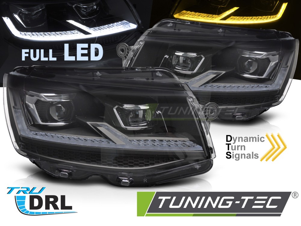 VW T5 (2015-19) FULL LED BLACK CHROME Tuning-Tec Fényszóró