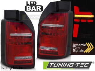 VW T6 15-19 (gyárilag ledes) RED WHITE Tuning-Tec Hátsó Lámpa