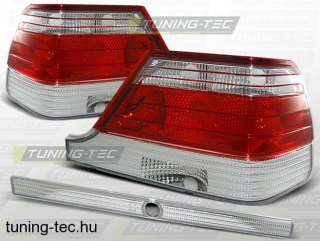 MERCEDES W140 95-10.98 RED WHITE  Tuning-Tec Hátsó Lámpa