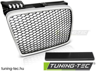 GRILL AUDI A4 (B7) RS-TYPE 11.04-03.08 MATT SILVER  Tuning-Tec Hűtőrács