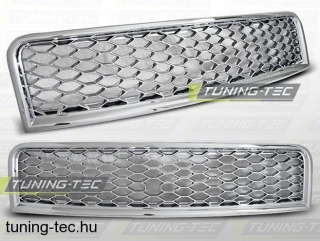 GRILL AUDI A4 (B6) RS-TYPE 10.00-10.04 CHROME  Tuning-Tec Hűtőrács