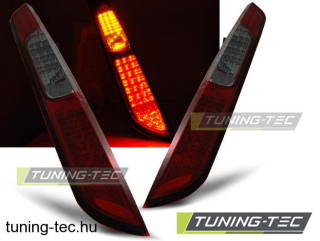 FORD FOCUS MK2 09.04-08 RED SMOKE LED  Tuning-Tec Hátsó Lámpa