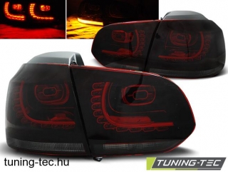 VW GOLF 6 10.08- RED SMOKE LED Tuning-Tec Hátsó Lámpa