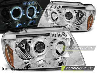 CHRYSLER JEEP GRAND CHEROKEE Angel Eyes króm 99-05.05  Tuning-Tec Fényszóró