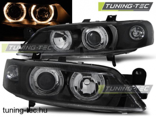 OPEL VECTRA B 99-02 ANGEL EYES BLACK Tuning-Tec Fényszóró