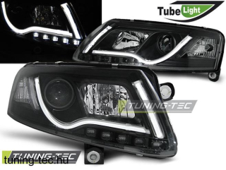 AUDI A6 C6 04.04-08 LED TUBE LIGHTS BLACK Tuning-Tec Fényszóró