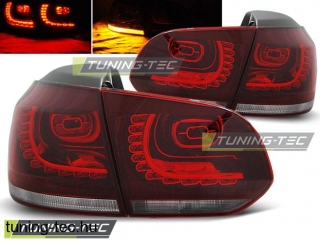 VW GOLF 6 10.08- RED WHITE LED  Tuning-Tec Hátsó Lámpa