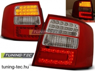 AUDI A6 05.97-05.04 AVANT RED WHITE LED Tuning-Tec Hátsó Lámpa