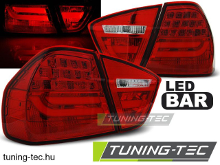 BMW E90 03.05-08.08 RED LED BAR Tuning-Tec Hátsó Lámpa