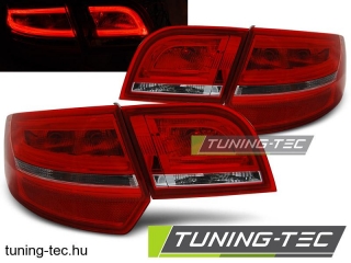 AUDI A3 8P 04-08 SPORTBACK RED WHITE LED Tuning-Tec Hátsó Lámpa