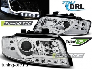 AUDI A4 10.00-10.04 TUBE LIGHTS CHROME TRU DRL Tuning-Tec Fényszóró