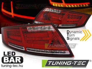 AUDI TT 04.06-02.14 RED WHITE LED BAR Tuning-Tec Hátsó Lámpa