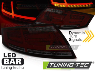 AUDI TT 04.06-02.14 RED SMOKE LED BAR Tuning-Tec Hátsó Lámpa