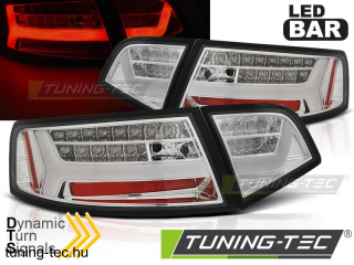 AUDI A6 08-11 SEDAN CHROME LED BAR SEQ Tuning-Tec Hátsó Lámpa