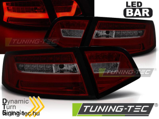 AUDI A6 08-11 SEDAN RED SMOKE LED BAR SEQ Tuning-Tec Hátsó Lámpa