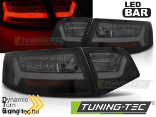 AUDI A6 08-11 SEDAN BLACK SMOKE LED BAR SEQ Tuning-Tec Hátsó Lámpa