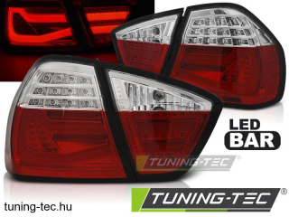 BMW E90 03.05-08.08 RED WHITE LED BAR  Tuning-Tec Hátsó Lámpa