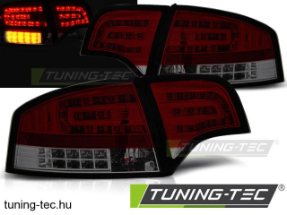 AUDI A4 B7 11.04-03.08 SEDAN RED SMOKE LED Tuning-Tec Hátsó Lámpa