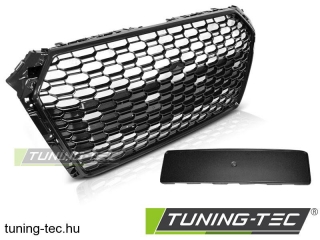 AUDI A4 B9 15-19 GLOSSY BLACK RS4 STYLE Tuning-Tec Hűtőrács 