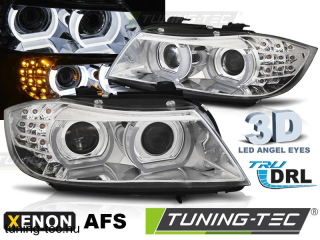 BMW E90/E91 09-11 CHROME AFS XENON DRL Tuning-Tec Fényszóró