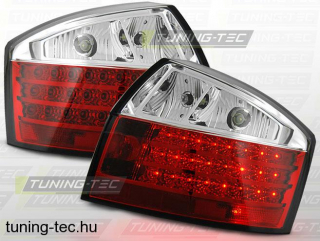 AUDI A4 10.00-10.04 RED WHITE LED  Tuning-Tec Hátsó Lámpa