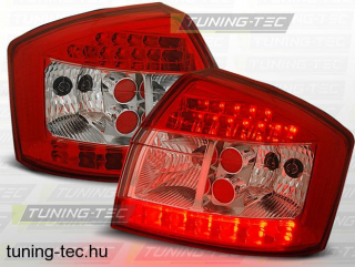 AUDI A4 10.00-10.04 RED WHITE LED  Tuning-Tec Hátsó Lámpa