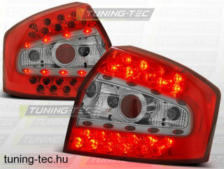 AUDI A4 8E 10.00-10.04 SEDAN RED WHITE LED  Tuning-Tec Hátsó Lámpa