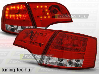 AUDI A4 B7 11.04-03.08 AVANT RED WHITE LED  Tuning-Tec Hátsó Lámpa