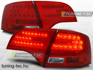 AUDI A4 B7 11.04-03.08 AVANT RED WHITE LED  Tuning-Tec Hátsó Lámpa