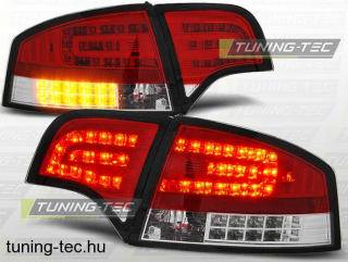 AUDI A4 B7 11.04-03.08 SEDAN RED WHITE LED  Tuning-Tec Hátsó Lámpa