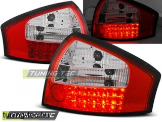 AUDI A6 05.97-05.04 RED WHITE LED  Tuning-Tec Hátsó Lámpa