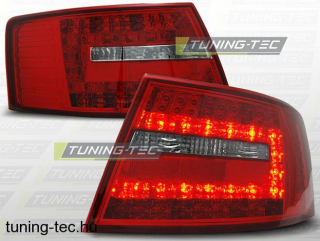 AUDI A6 C6 SEDAN 04.04-08 RED WHITE LED  Tuning-Tec Hátsó Lámpa