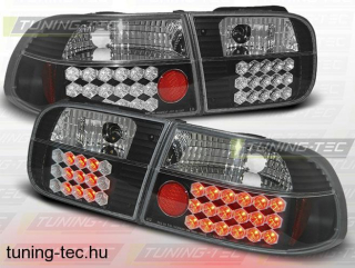 HONDA CIVIC 09.91-08.95 3D BLACK LED  Tuning-Tec Hátsó Lámpa